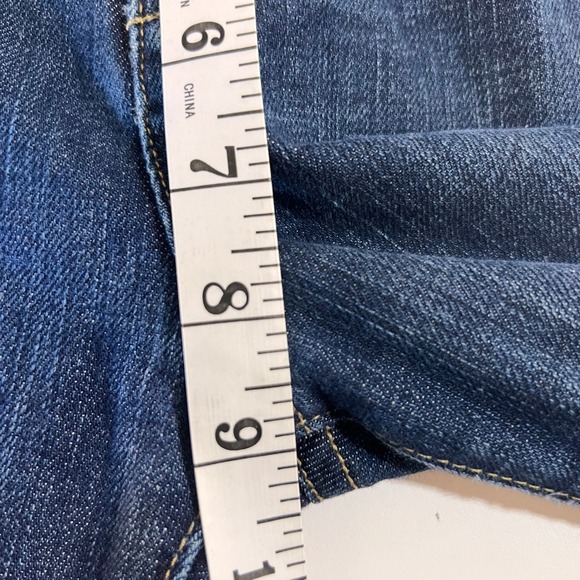 Vintage J.Crew Stretch Straight Leg Jeans Dark Wash Blue Denim Womens Sz 4 USA - Picture 6 of 10